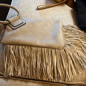 Hobo style wristlet hand bag